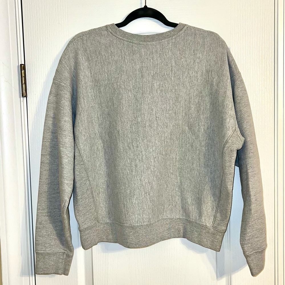 Champion Heather Gray Reverse Weave Sweatshirt - Picture 2 of 5